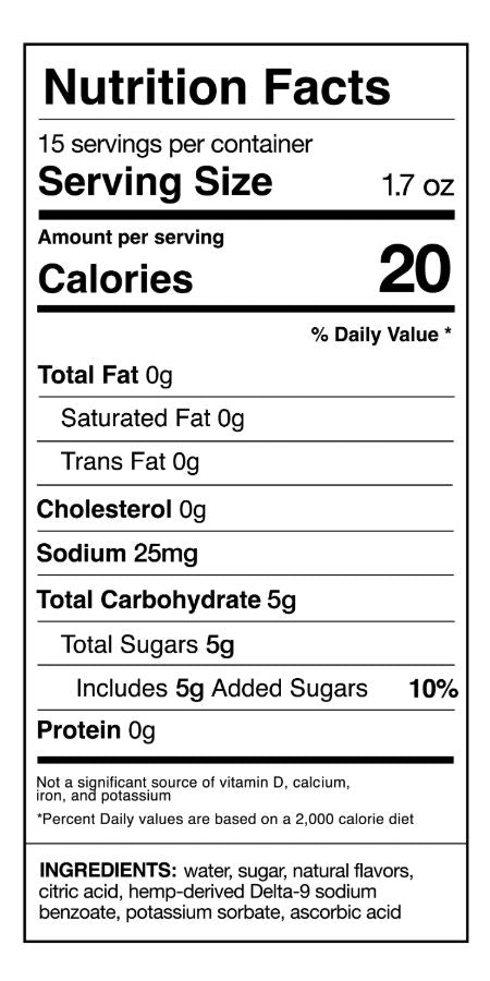 750ml Tyger's Blood Bottle (10mg)