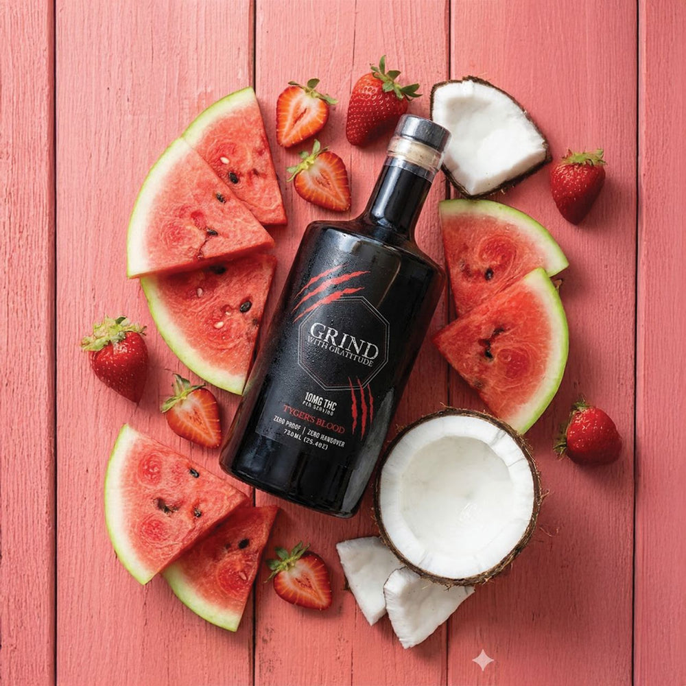 Grind with Gratitude | 750ml Tyger's Blood Bottle