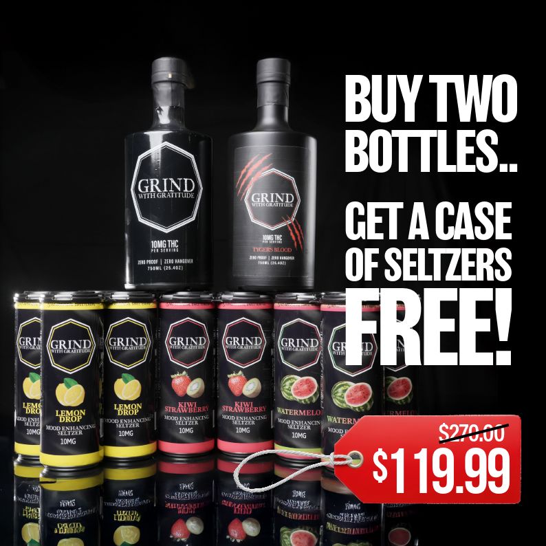Buy Two Bottles - Get a case of seltzers FREE!